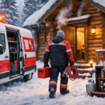 Автономная аварийная служба для водяного отопления деревянного дома