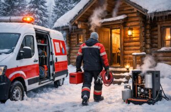 Автономная аварийная служба для водяного отопления деревянного дома