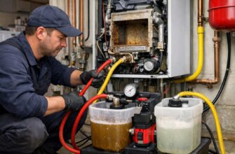 Аварийная служба для частного дома: профессиональная промывка теплообменника котла