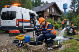 Автономная аварийная служба для частного водоснабжения коттеджа из скважины