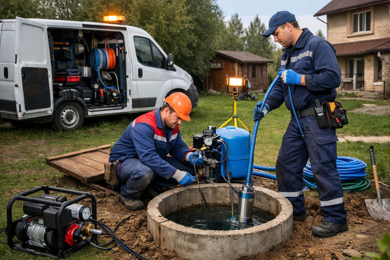 Срочный монтаж автономного водоснабжения из колодца — 24/7 от