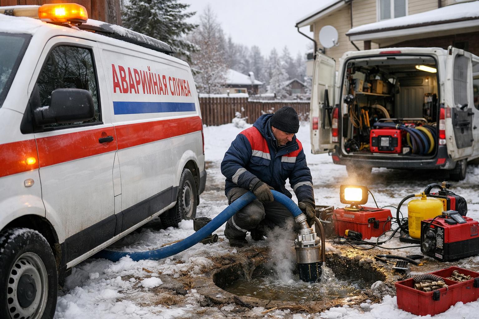 Аварийная служба — системы отопления и водоснабжения 8 495 744 67 74: срочный выезд по Московской области 24/7