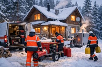 Автономная аварийная служба: отопление коттеджа под ключ