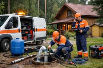 Аварийная служба загородного дома: восстановление водоснабжения из скважины
