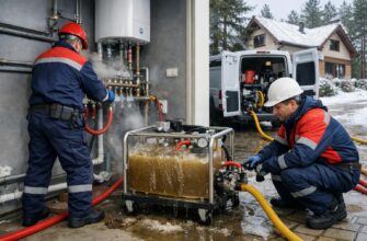 Аварийная служба: быстрая промывка системы отопления коттеджа