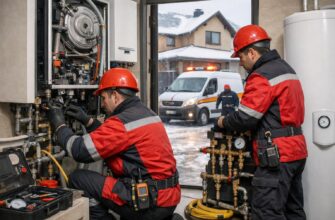 Аварийная служба: комбинированное газовое отопление коттеджа