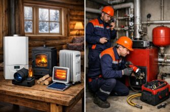 Аварийная служба: выбор отопления для дачного дома