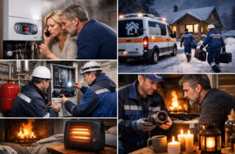 Аварийная служба для комбинированного отопления коттеджа