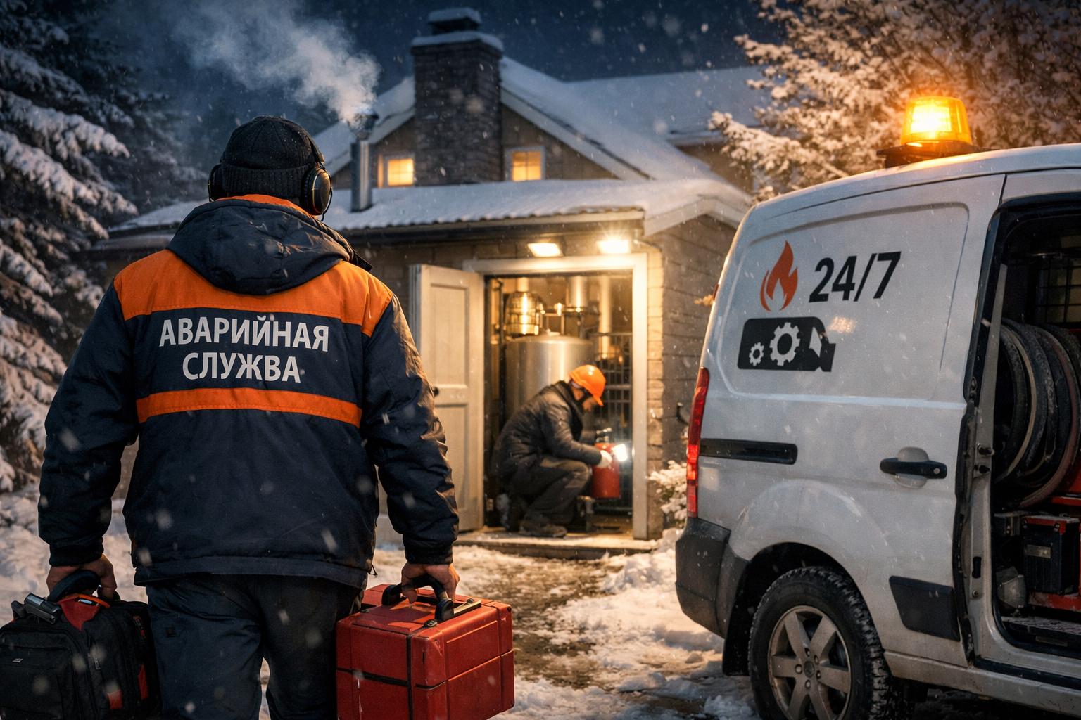 Аварийная служба 24/7 — вернем тепло в ваш дом за считанные часы