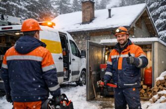 Аварийная служба для комбинированного твердотопливного отопления коттеджа