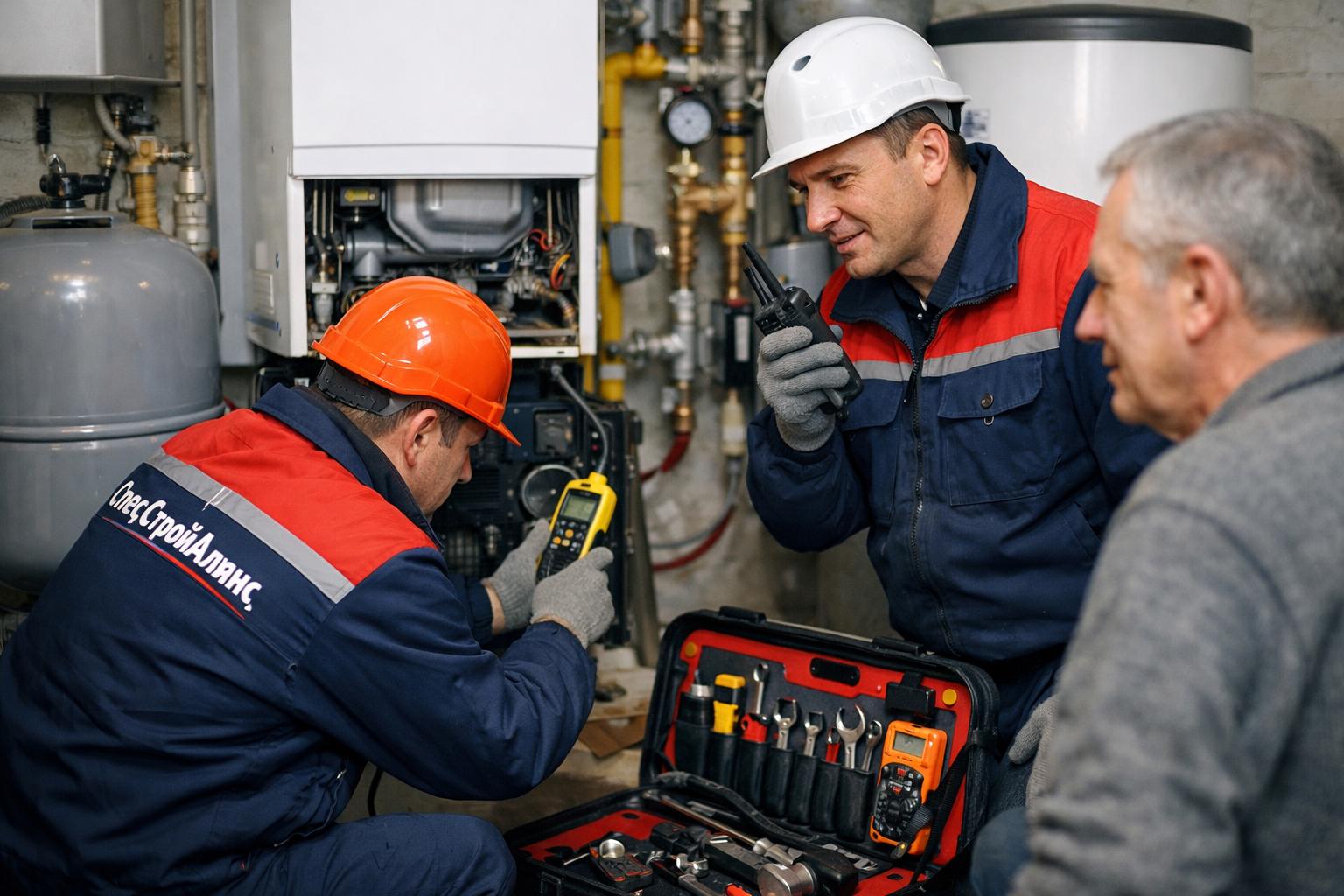 Аварийная служба Котельная для дома газовая: круглосуточная помощь от ООО Холдинг СпецСтройАльянс Аварийная служба Котельная для дома газовая: круглосуточная помощь от ООО Холдинг СпецСтройАльянс