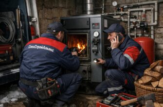 Аварийная служба комбинированного дровяного отопления