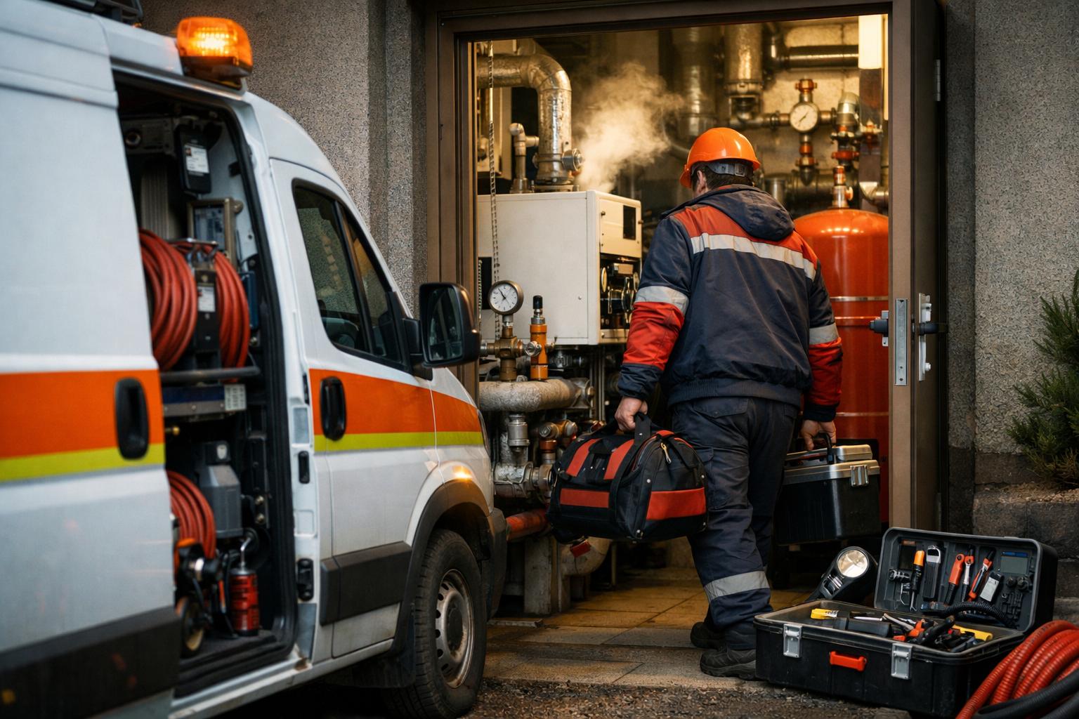 Аварийная служба Котельная для дома монтаж — круглосуточная помощь от ООО Холдинг СпецСтройАльянс