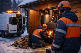 Аварийная служба дровяной котельной для дома