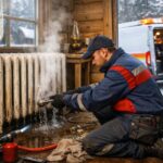 Аварийная служба: отопление дачи чугунными радиаторами