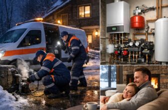 Аварийная служба и индивидуальное отопление коттеджа