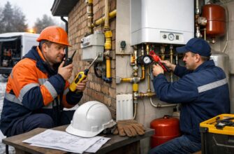 Аварийная служба и монтаж газового отопления в частном доме