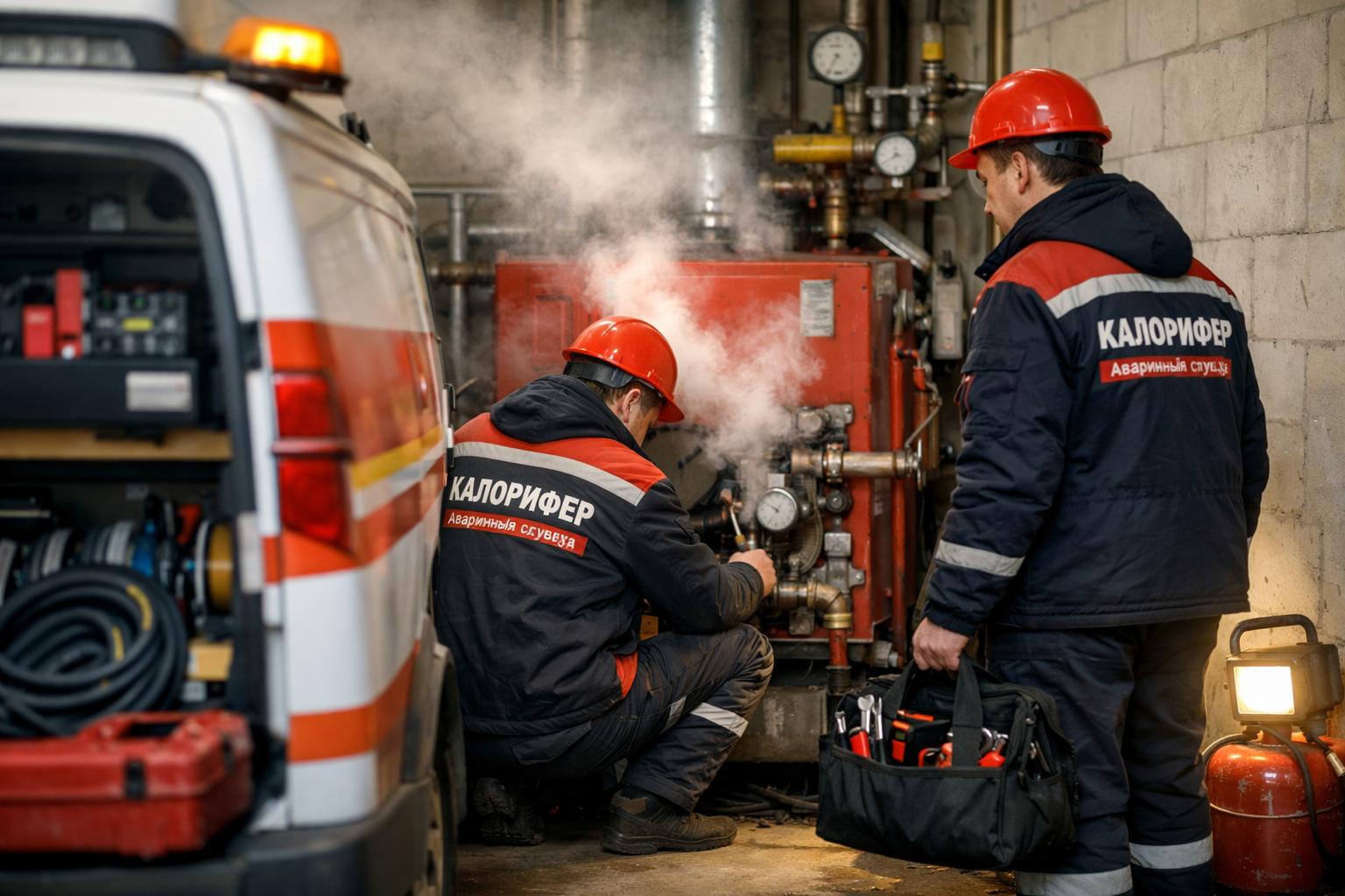 Аварийная служба КАЛОРИФЕР: оперативный ремонт отопления от ООО Холдинг СпецСтройАльянс — выезд 24/7 Аварийная служба КАЛОРИФЕР: оперативный ремонт отопления от ООО Холдинг СпецСтройАльянс — выезд 24/7