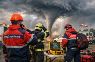 Аварийная служба при конвективной воздушной струе