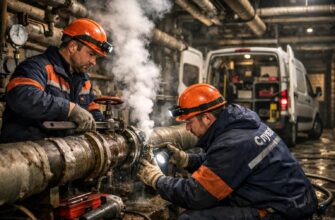 Аварийная служба: обвязочные газопроводы на котлах и печах