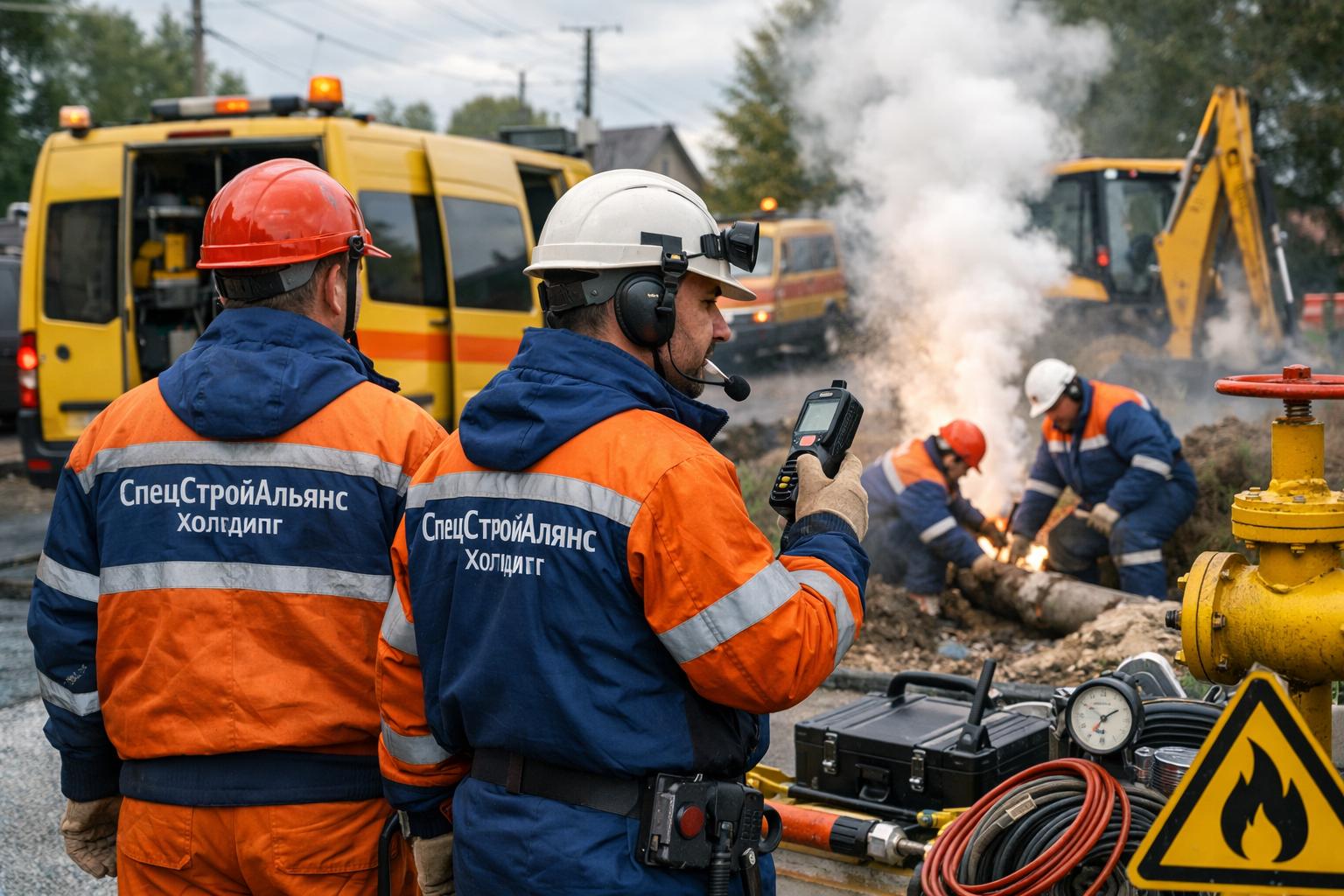 Аварийная служба 24/7 от ООО Холдинг СпецСтройАльянс — мгновенная реакция при нарушениях ГАЗОСНАБЖЕНИЯ Аварийная служба 24/7 от ООО Холдинг СпецСтройАльянс — мгновенная реакция при нарушениях ГАЗОСНАБЖЕНИЯ