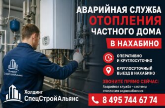 Аварийная служба отопления частного дома в Нахабино