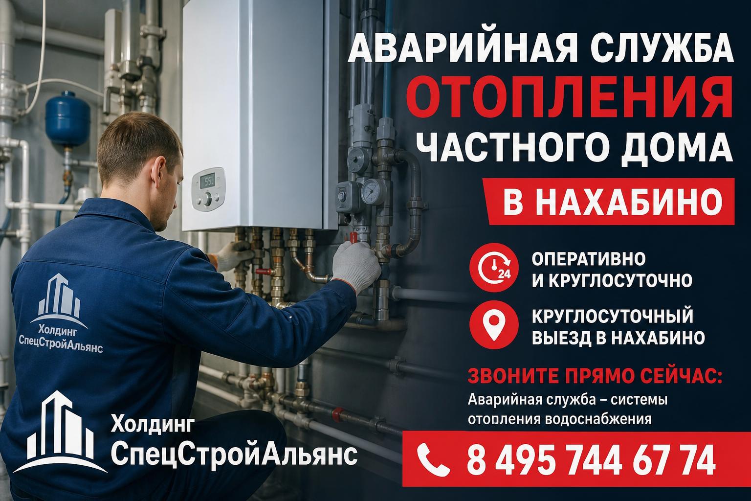 Круглосуточный выезд в Нахабино — звоните прямо сейчас: Аварийная служба - системы отопления водоснабжения 8 495 744 67 74 Круглосуточный выезд в Нахабино — звоните прямо сейчас: Аварийная служба - системы отопления водоснабжения 8 495 744 67 74