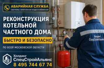 Аварийная служба: реконструкция котельной частного дома
