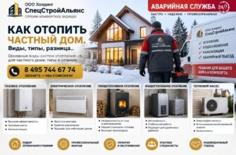 Аварийная служба: как отопить частный дом