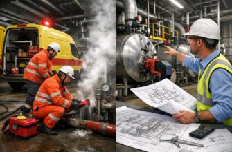 Аварийная служба и проектирование паровых котельных