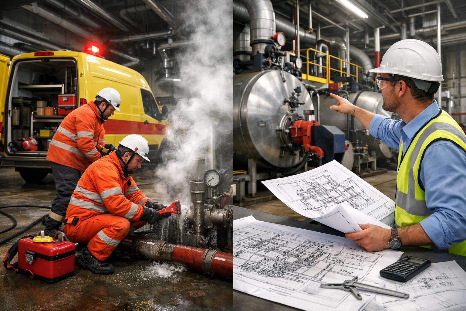 Аварийная служба - проектирование паровых котельных с безопасностью в основе