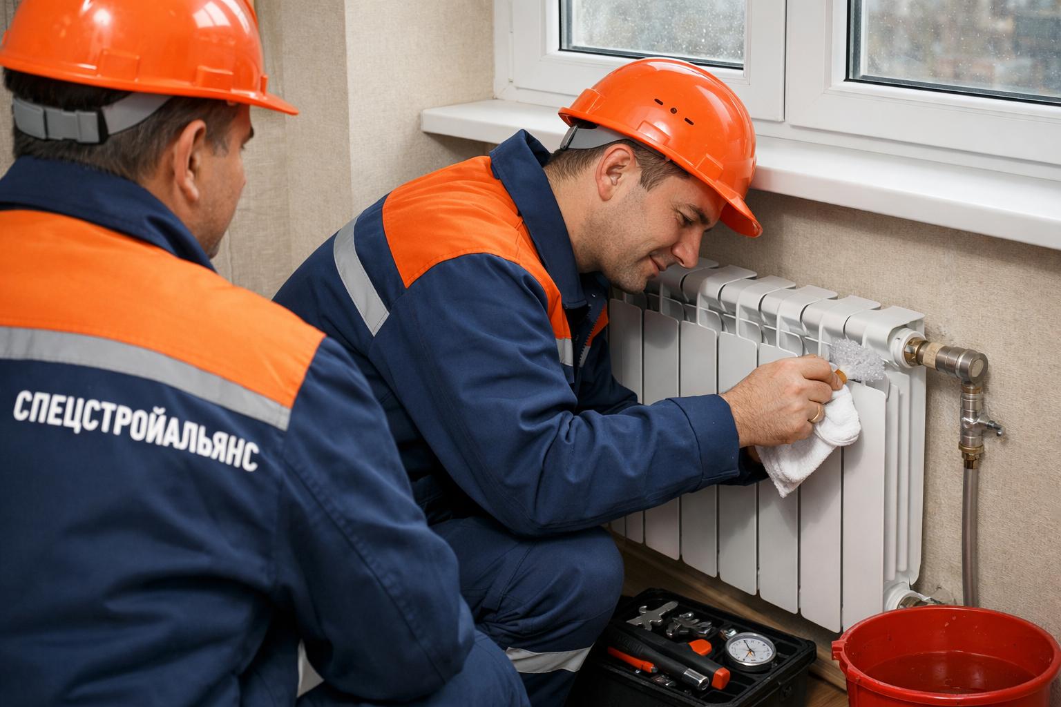 Аварийная служба ООО Холдинг СпецСтройАльянс — экстренное решение при Воздух в системе отопления