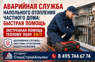 Аварийная служба напольного отопления частного дома