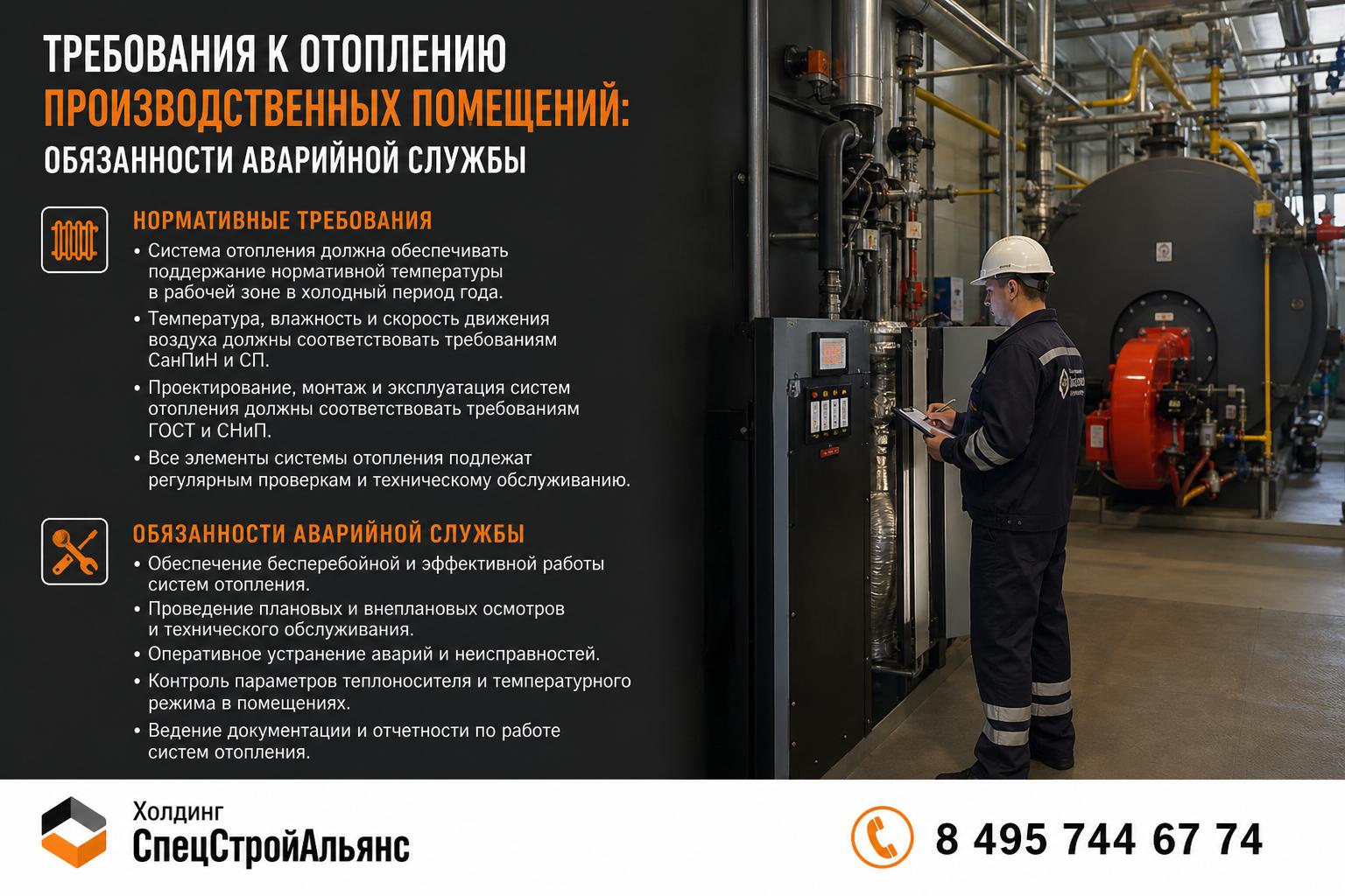 Нормативные требования к отоплению производственных помещений Нормативные требования к отоплению производственных помещений