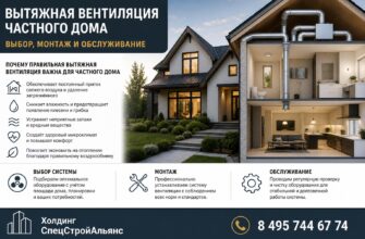 Вытяжная вентиляция частного дома