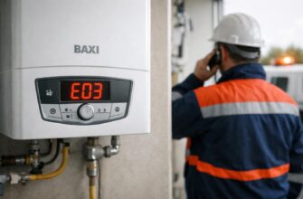 Аварийная служба и ошибка E03 на котлах BAXI