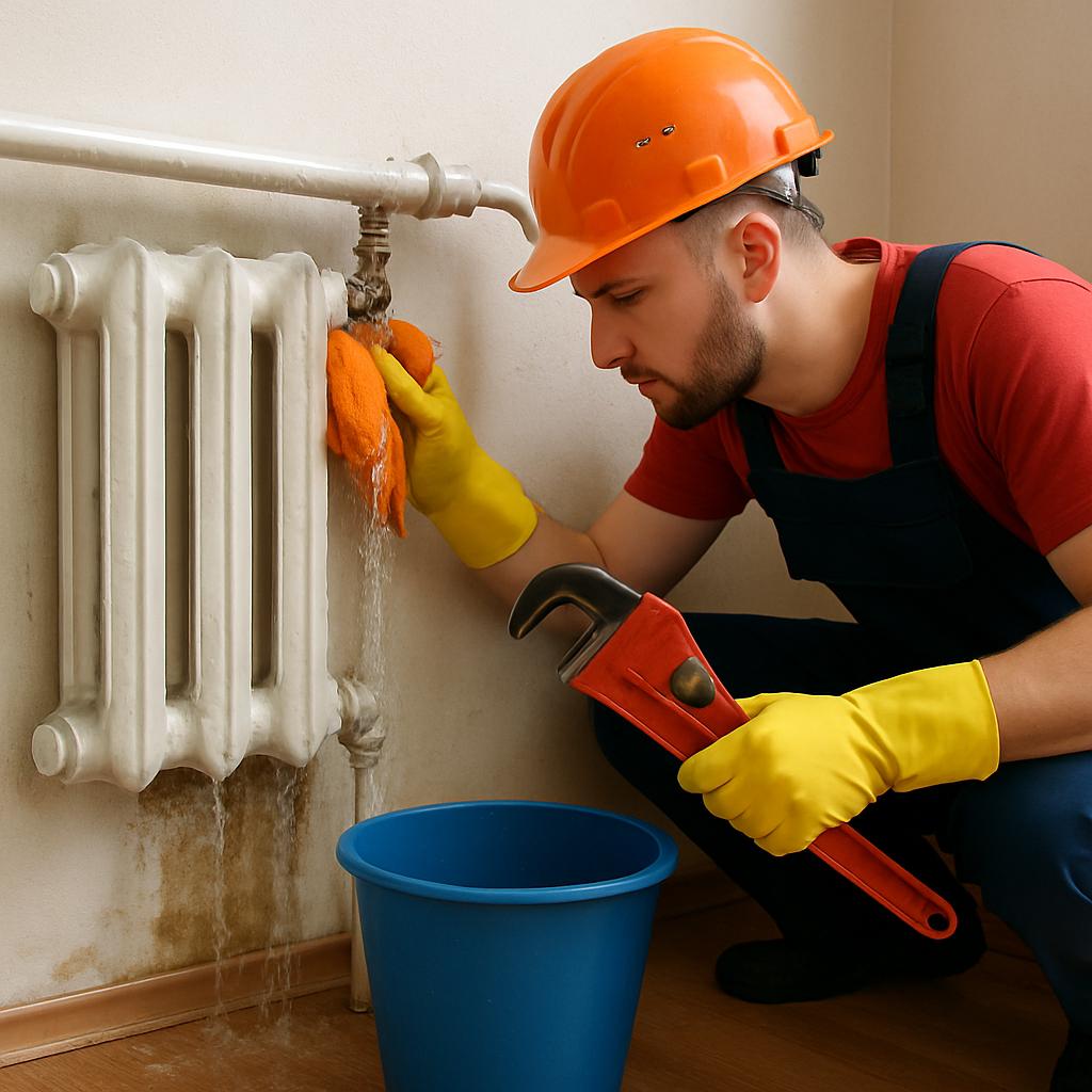 Первая реакция: что делать, если Течет батарея отопления