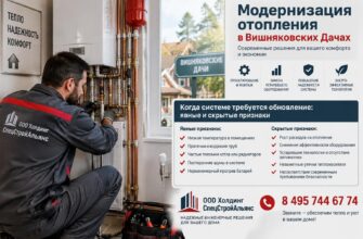 Модернизация отопления в Вишняковских Дачах