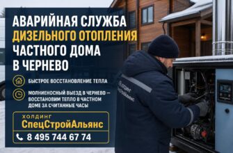 Аварийная служба дизельного отопления частного дома в Чернево