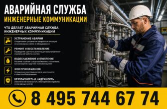 Аварийная служба «Инженерные коммуникации»