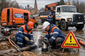 Аварийная служба устраняет аварии водоснабжения в Молодёжном