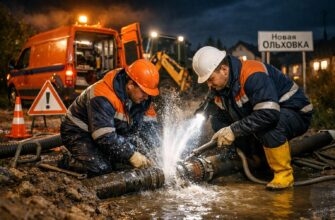 Аварийная служба по ремонту водоснабжения в Новой Ольховке