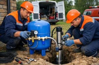 Аварийная служба: особенности подключения гидроаккумулятора к скважине