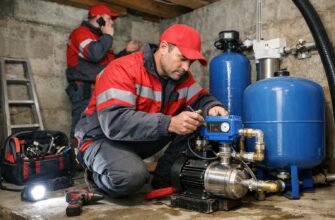 Аварийная служба: срочная установка автоматики водоснабжения в частном доме