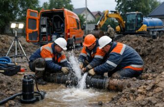 Экстренный ремонт водоснабжения в Никольском-Гагарино