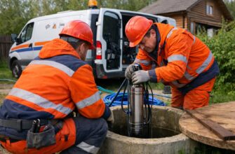 Аварийная служба: монтаж и установка насоса в колодце частного водоснабжения
