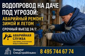 Водопровод на даче под угрозой: аварийный ремонт