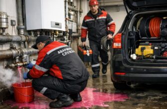 Аварийная служба при утечках пропиленгликоля в системе отопления