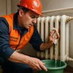 Как поступить, если течет батарея отопления