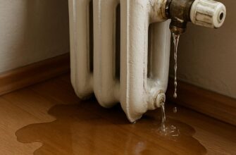 Течет батарея отопления: когда вызывать аварийную службу
